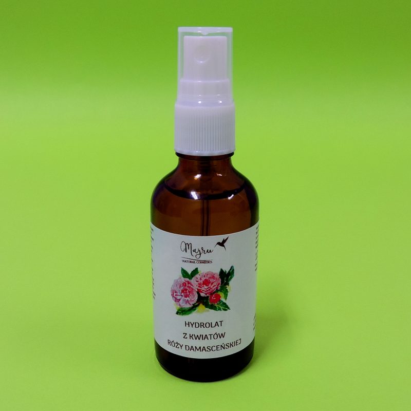 Hydrolat z kwiatów róży damasceńskiej organiczny