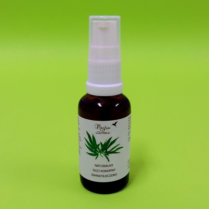 Olej konopny zimnotłoczony