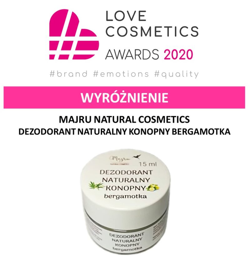Dezodorant naturalny konopny bergamotka