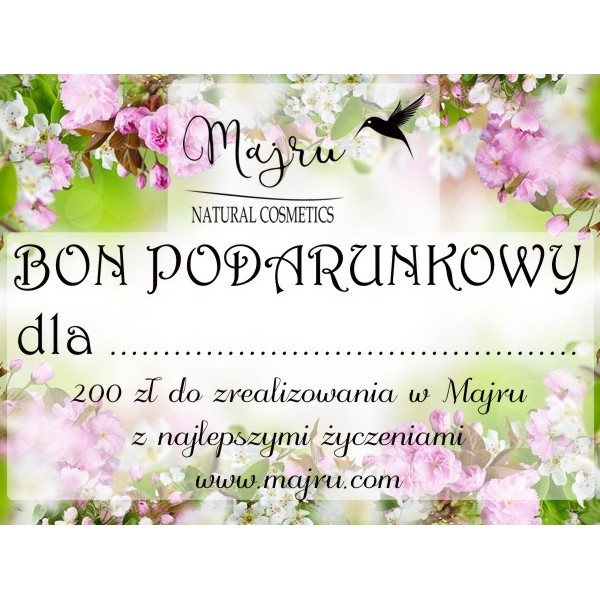 Bon podarunkowy 200 zł