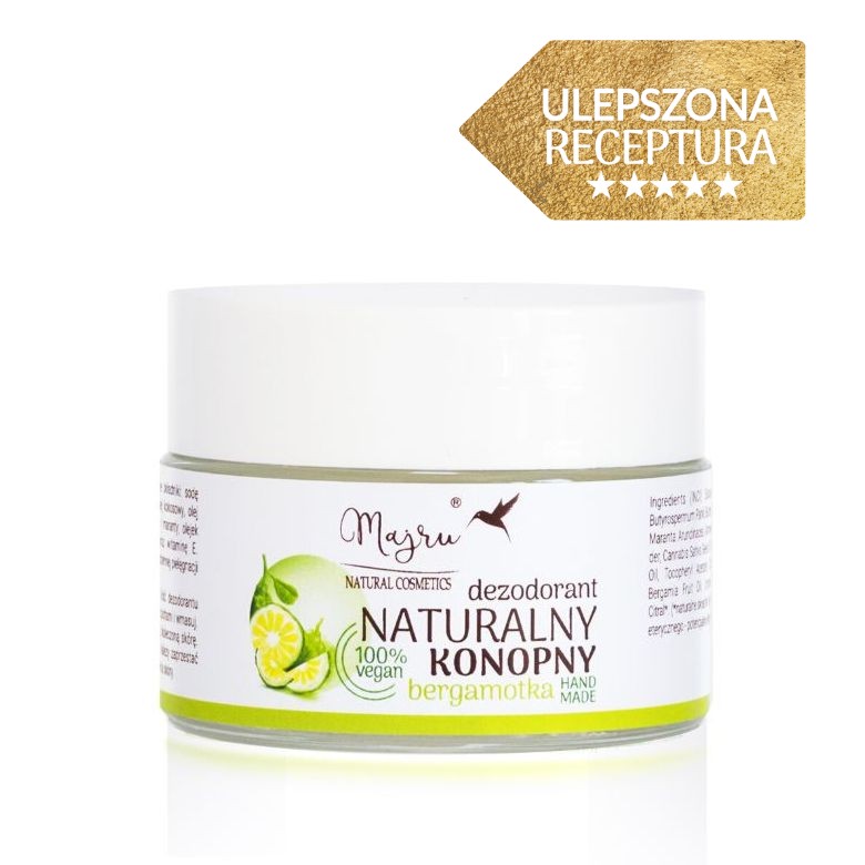 Dezodorant naturalny konopny bergamotka