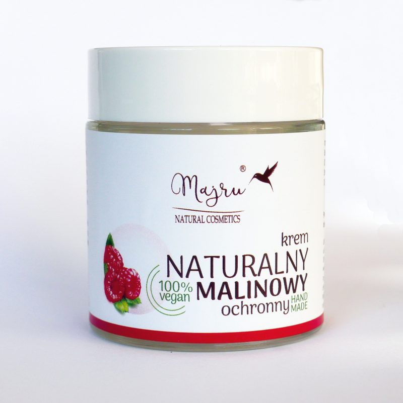 Krem naturalny malinowy ochronny