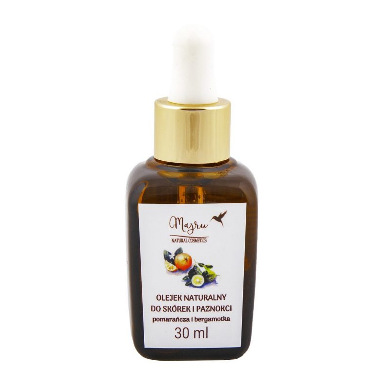 Olejek naturalny do skórek i paznokci pomarańcza i bergamotka