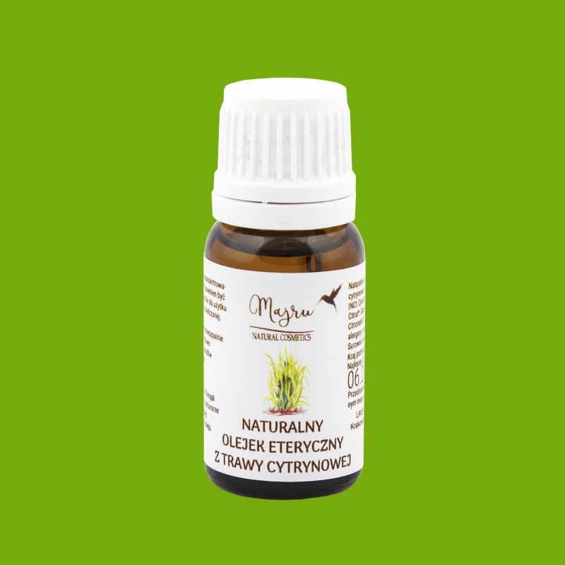 Olejek eteryczny z trawy cytrynowej (lemongrasowy)