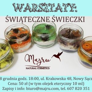 Warsztaty: świąteczne świeczki