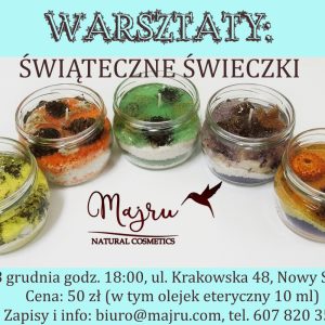 Warsztaty: świąteczne świeczki